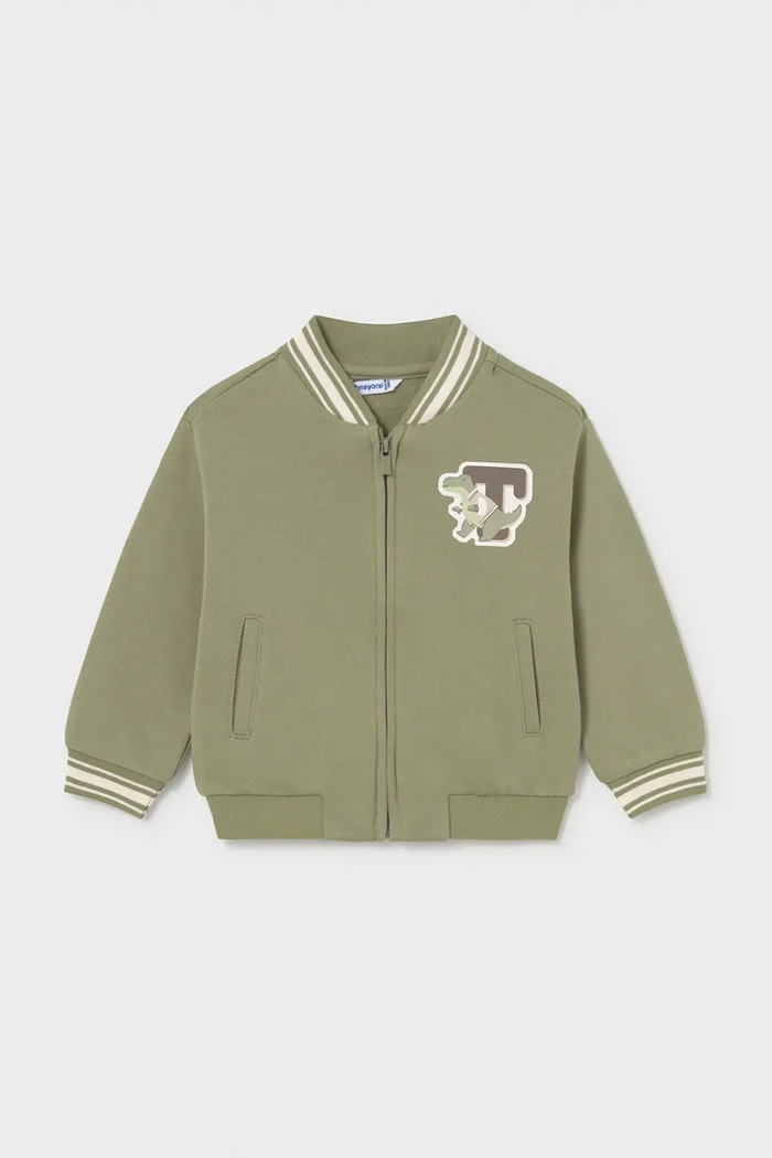 Mayoral кофта на застібці дитяча 2427.3A.Baby.9BY2 зелений AW26
