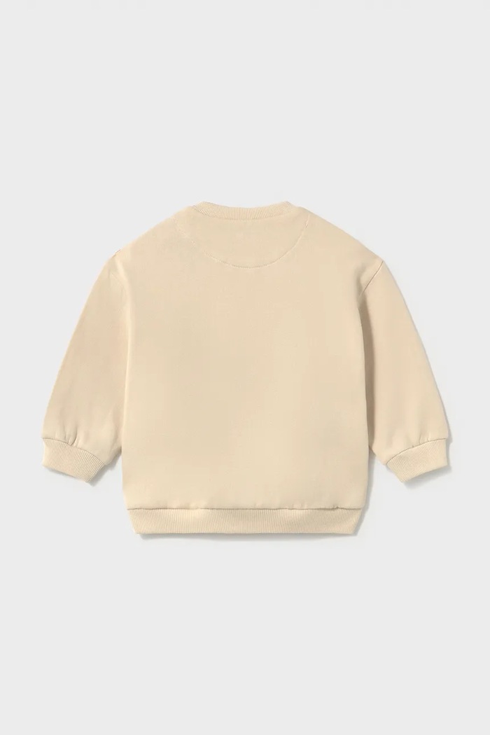 Mayoral μπλούζα παιδική με βαμβάκι 2418.3C.Baby.9BY2 μπεζ AW26