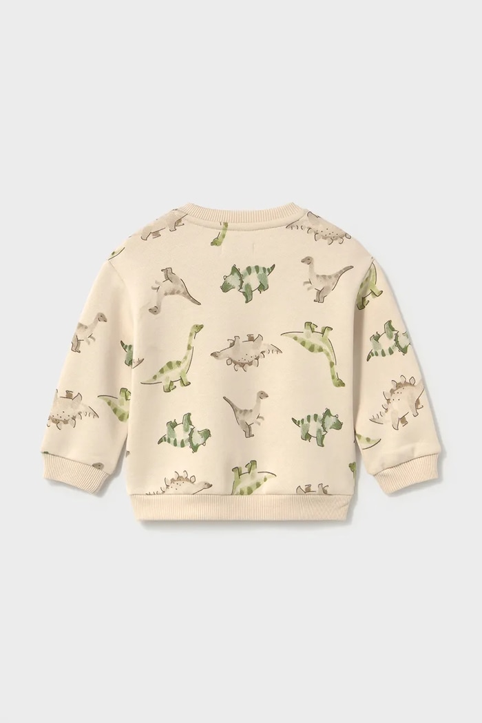 Chłopiec Mayoral bluza dziecięca z bawełną 2416.3A.Baby.9BY2 beżowy