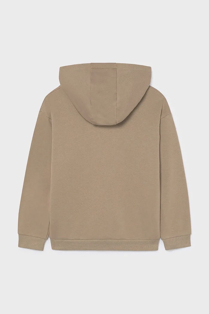 Mayoral кофта с капюшоном для детей с хлопком 820.7A.Junior.9BY2 коричневый AW26