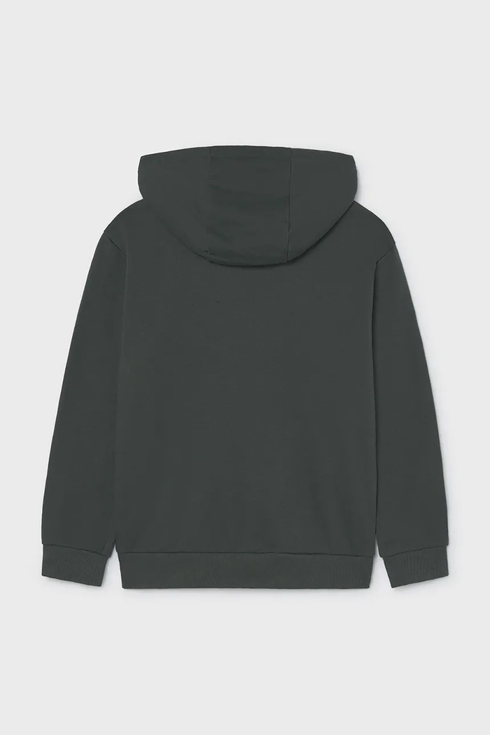 Mayoral mikina na zips s kapucňou detská s bavlnou 804.7C.Junior.9BY2 zelená AW26