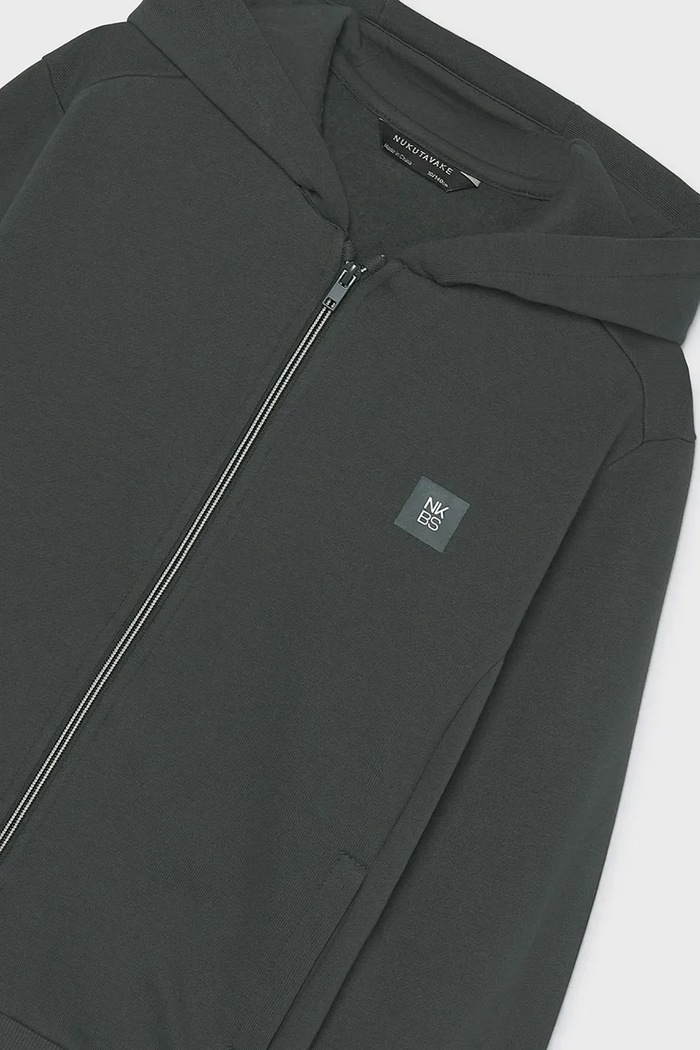 Chlapec Mayoral mikina na zips s kapucňou detská s bavlnou 804.7C.Junior.9BY2 zelená