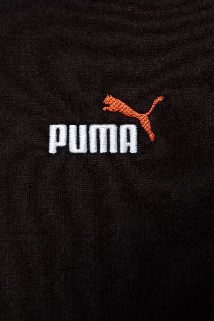 Chłopiec Puma bluza dziecięca z bawełną ESS 2 COLOR Small No. 1 Logo Hood 685825.9BY2 czarny