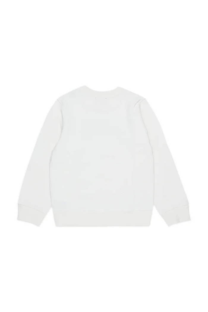 Diesel bluza dziecięca bawełniana SLOMIX SWEAT-SHIRT J02973.KYAVF biały AW26