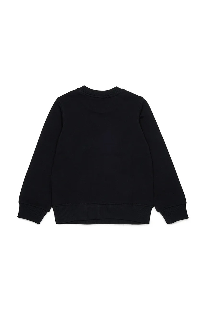 Diesel bluza dziecięca bawełniana SLOMIX SWEAT-SHIRT J02973.KYAVF czarny AW26