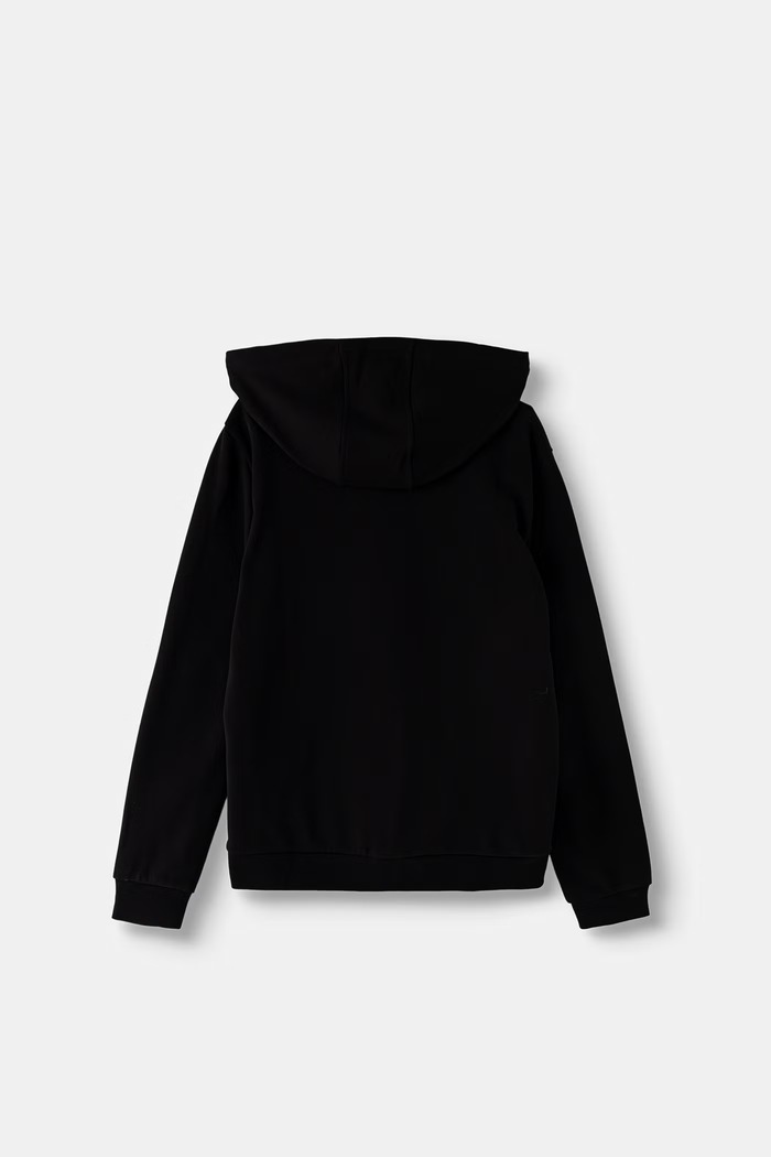 EA7 Emporio Armani кофта с капюшоном для детей с хлопком 7B000162.AF10368 чёрный AW26