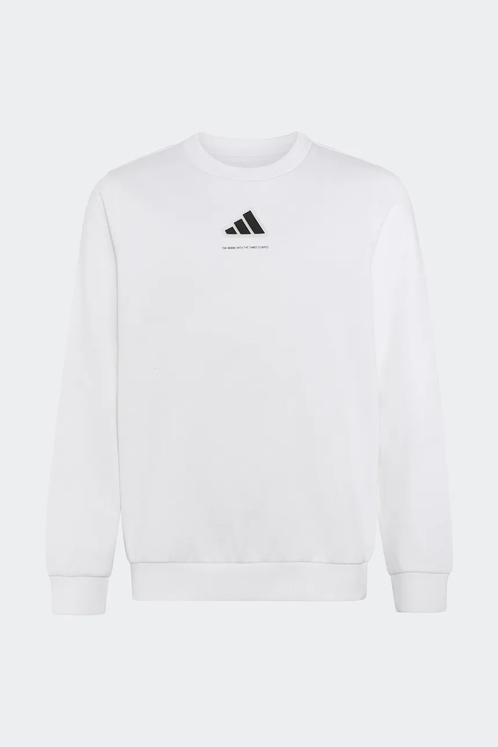 adidas Dukserica za djecu s pamukom ONE SMU RANGE (SMU) bijela KX6157