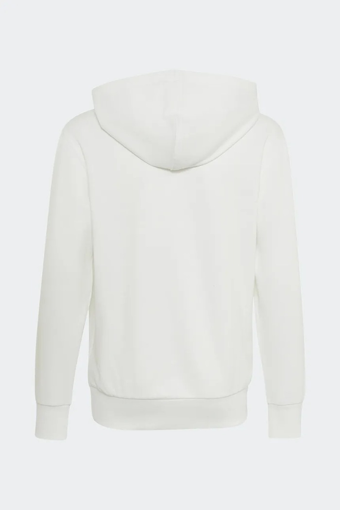 adidas pulover s kapuco otroški z bombažem KX2476 bela AW26