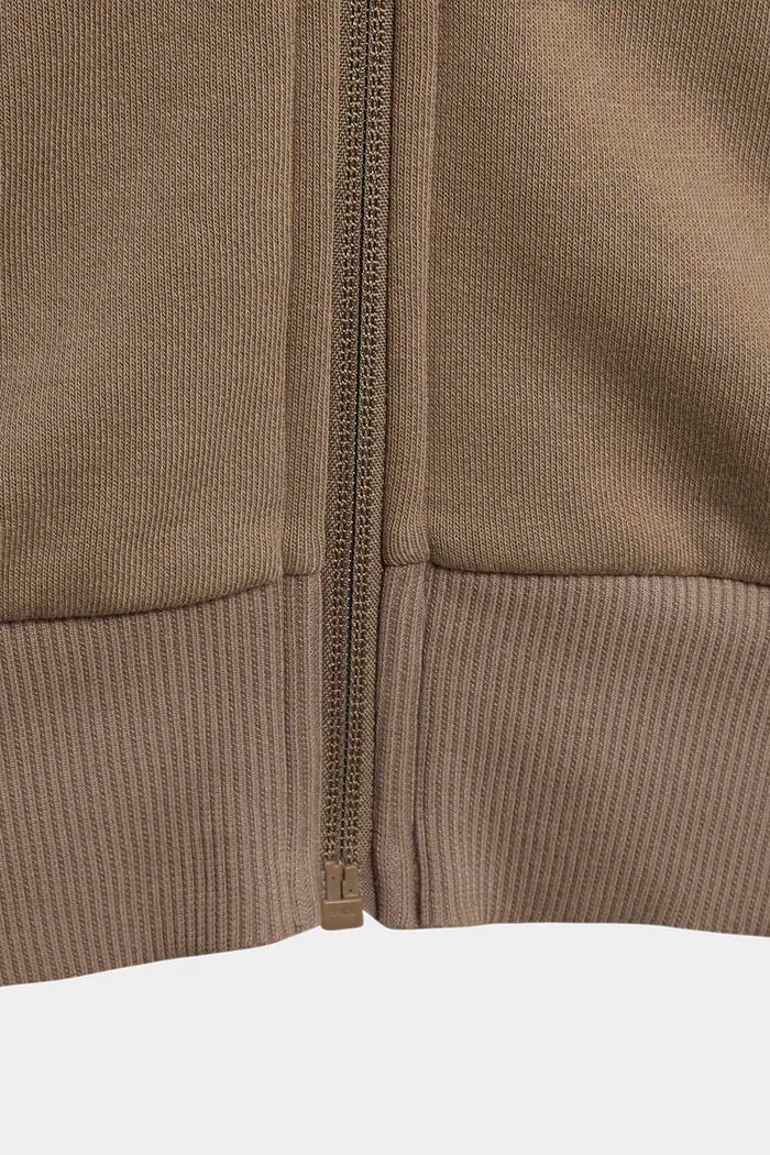 adidas felpa con cappuccio per bambini con cotone KX2477 marrone