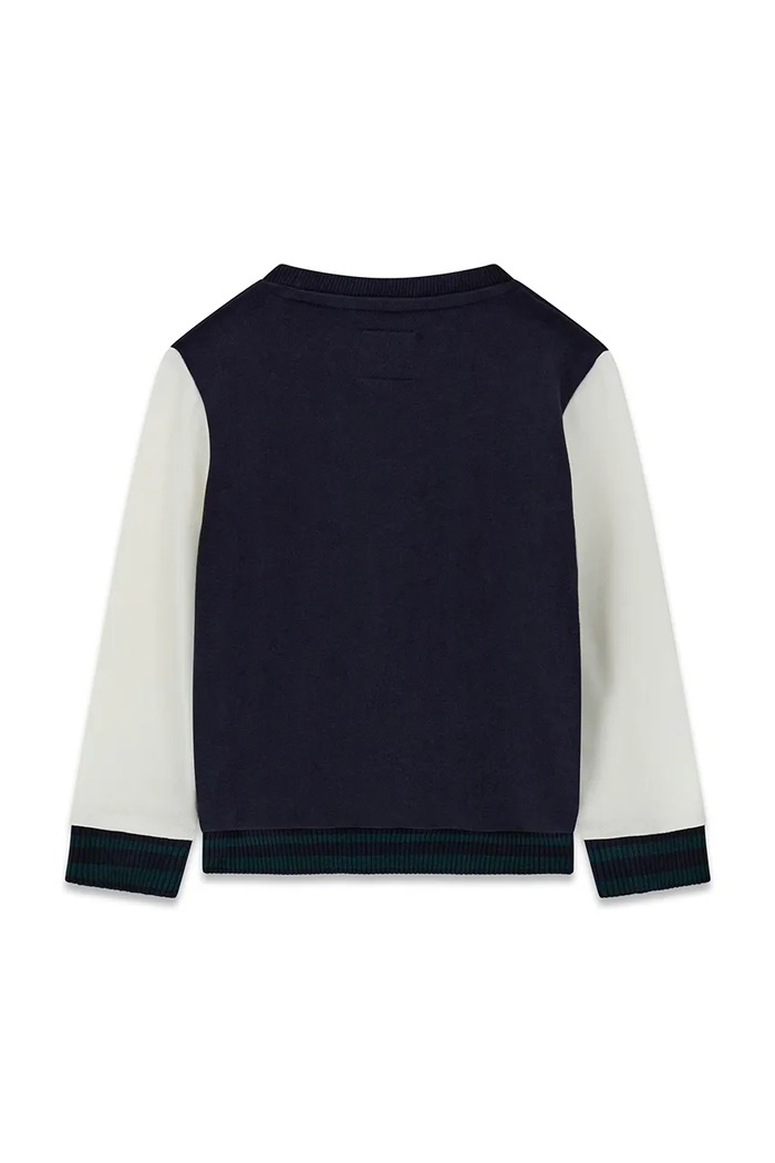 Guess bluza dziecięca bawełniana N6YQ08.K4101.9BY2 granatowy AW26