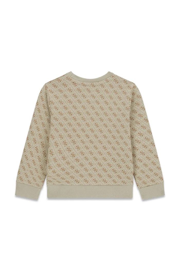 Guess bluza dziecięca bawełniana N6YQ07.K4100.9BY2 beżowy AW26