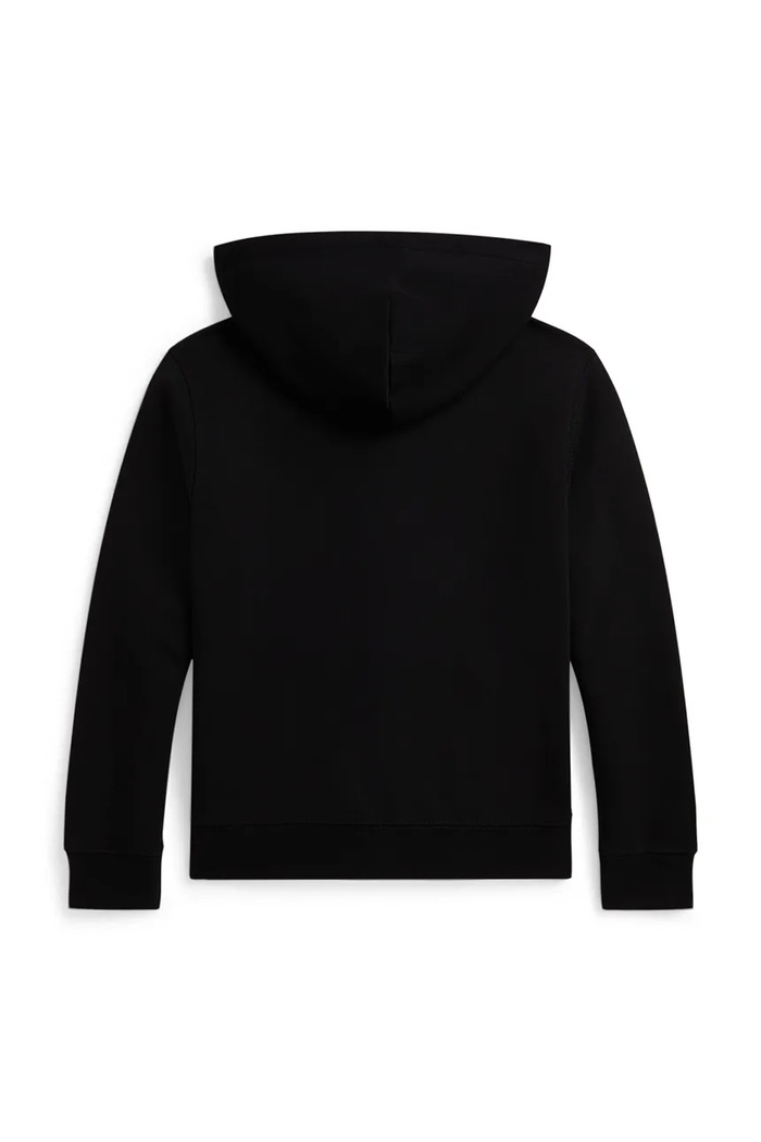 Polo Ralph Lauren mikina s kapucňou detská s bavlnou 323A95762005 čierna AW26