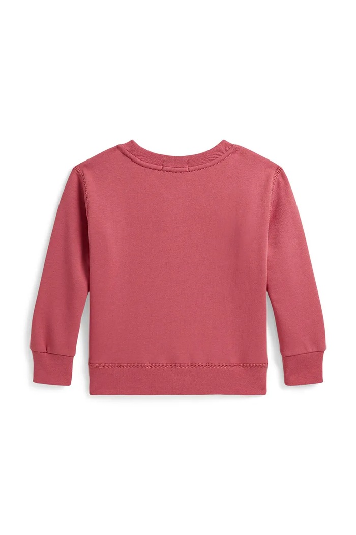 Polo Ralph Lauren mikina detská s bavlnou 322B18891001 ružová AW26