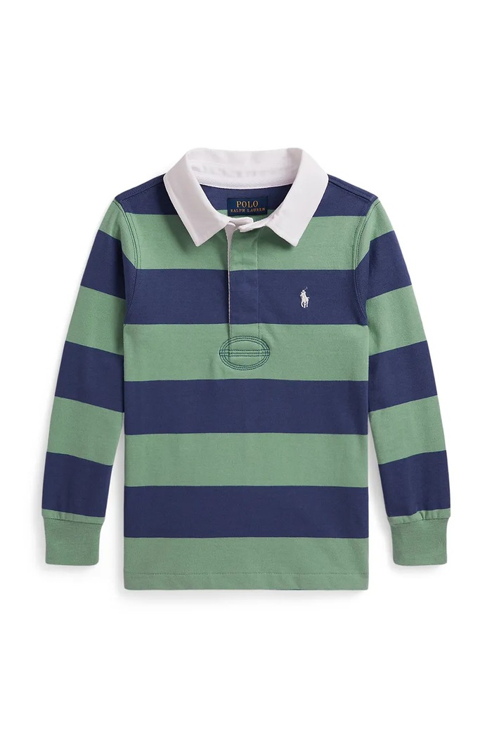 Polo Ralph Lauren μπλούζα παιδική βαμβακερή τιρκουάζ 322932280500