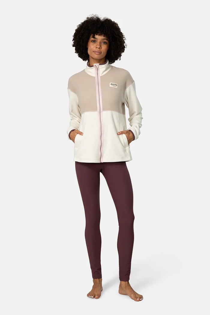 Odzież Kari Traa Bluza rozpinana damska GRACIE 623704 beżowy