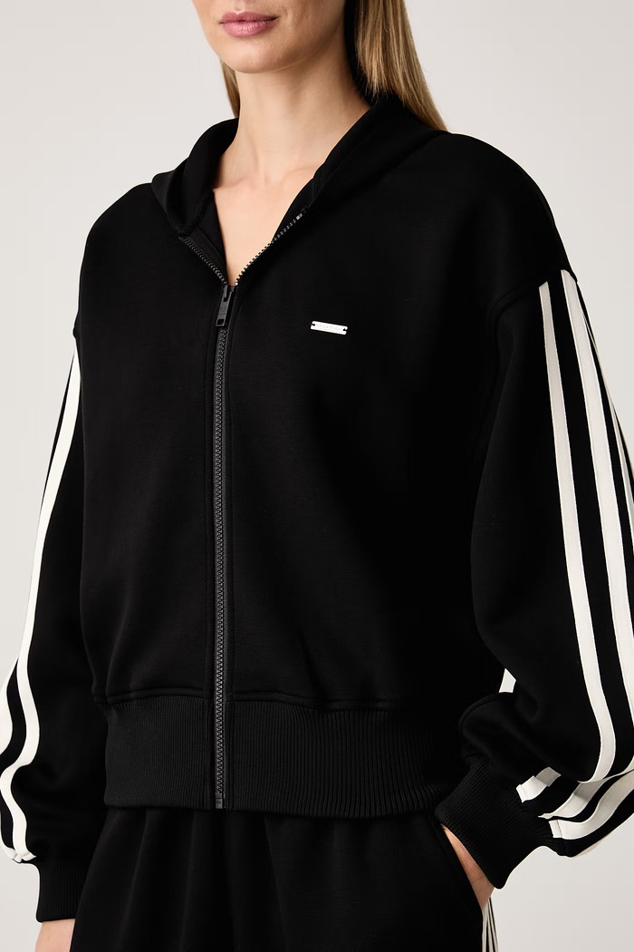 Bluza rozpinana z kapturem damska P.E Nation 263J026 czarny