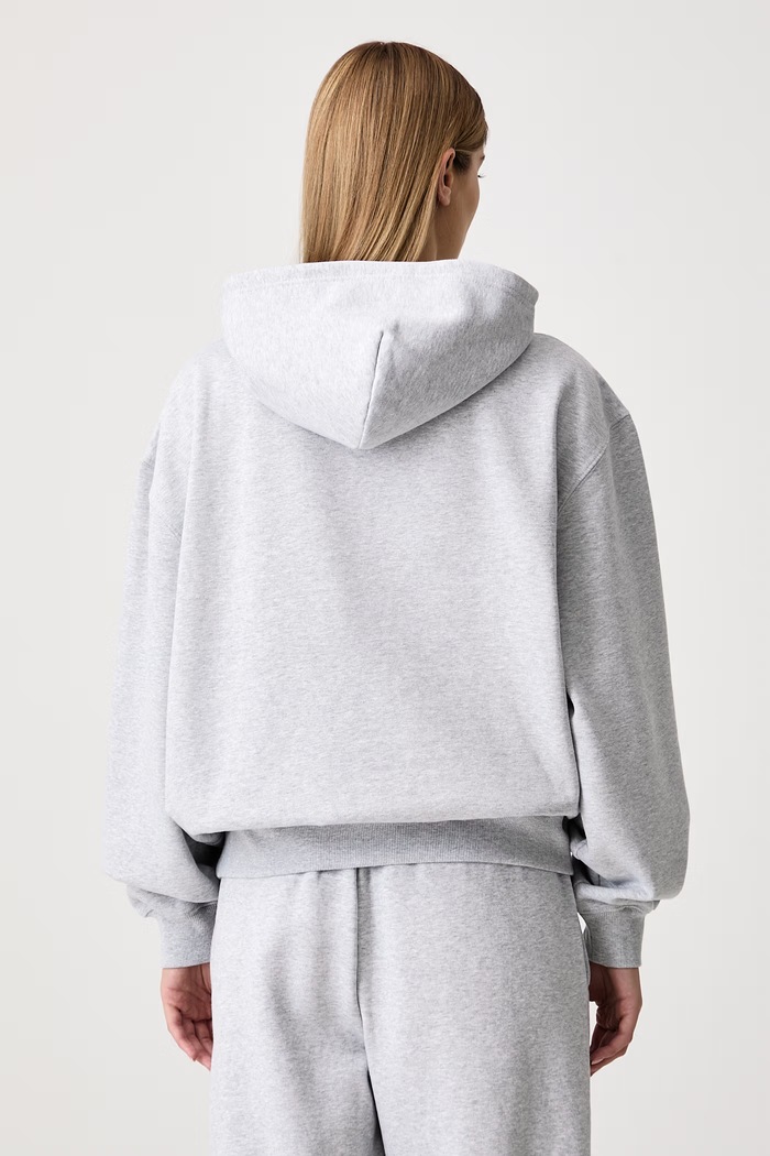 Odzież P.E Nation Bluza z kapturem damska z bawełną Voltage 263H119 szary