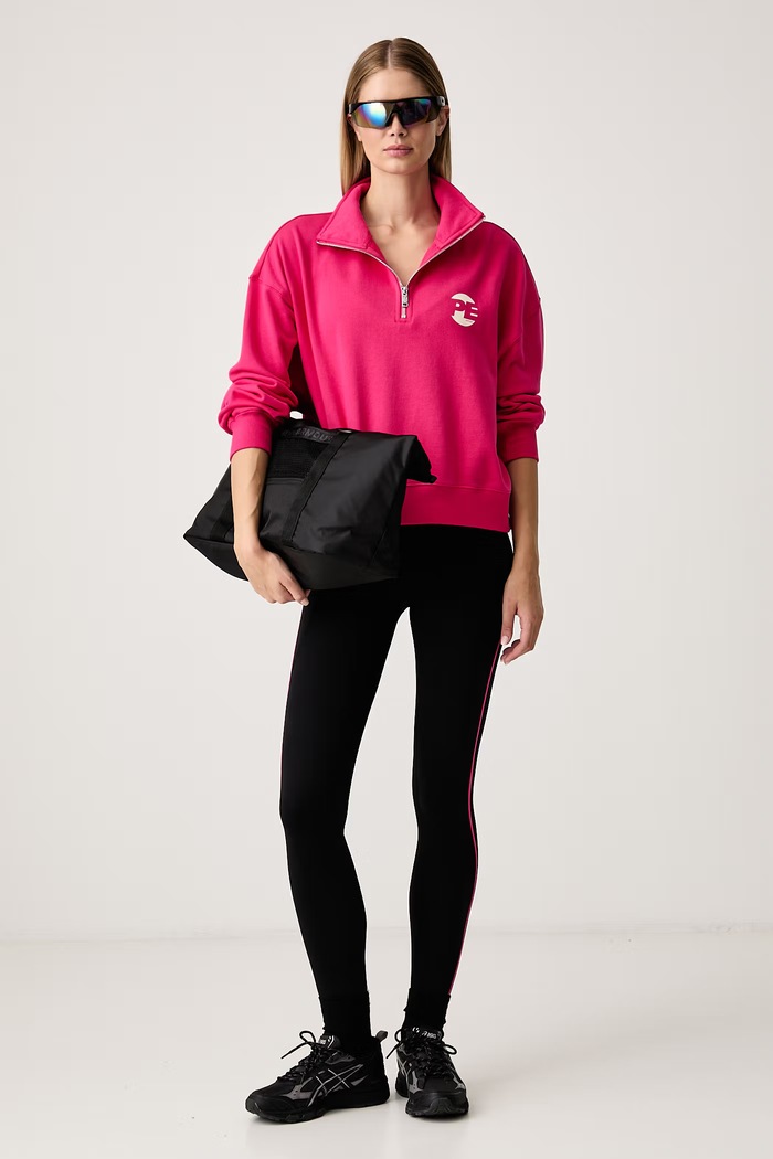 P.E Nation Bluza damska bawełniana Voltage 263F120 różowy AW26