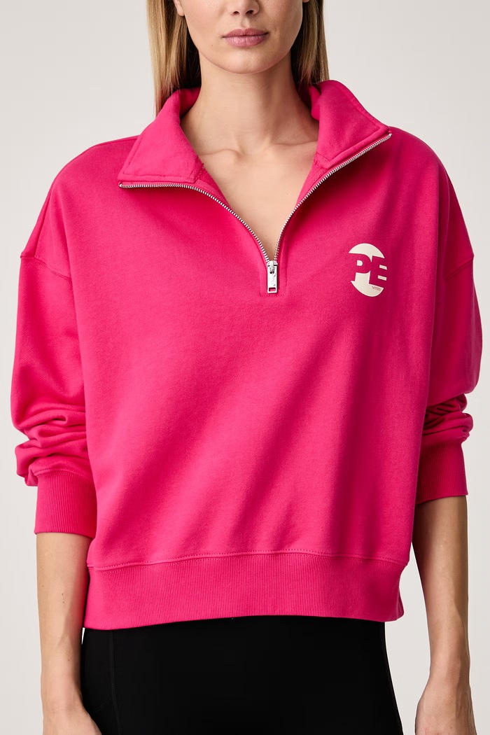 Bluza damska bawełniana Voltage P.E Nation 263F120 różowy