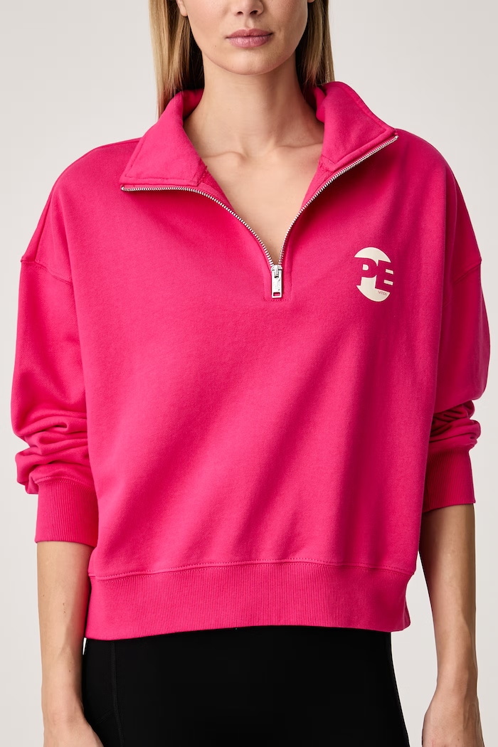 Bluza damska bawełniana Voltage P.E Nation 263F120 różowy