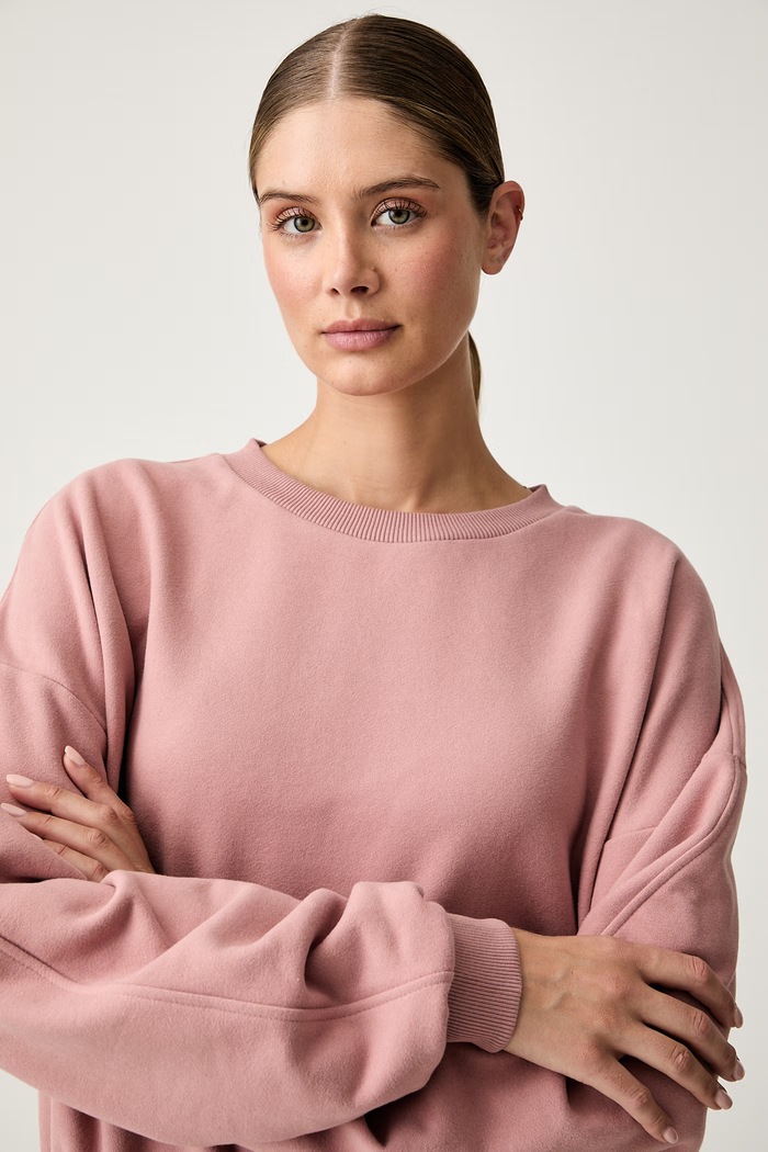 JOYINME bluza sportowa damska z bawełną Forme różowy Bluza.Oversize.Forme