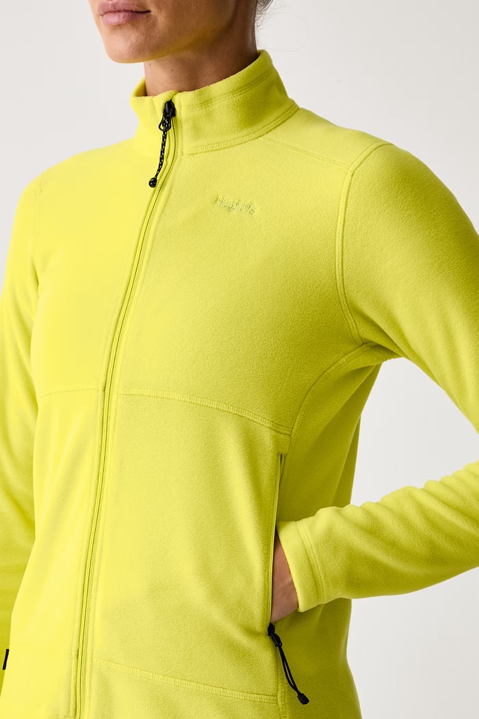 Bluza rozpinana damska polarowa Buteo Mid II Haglöfs 608352 żółty