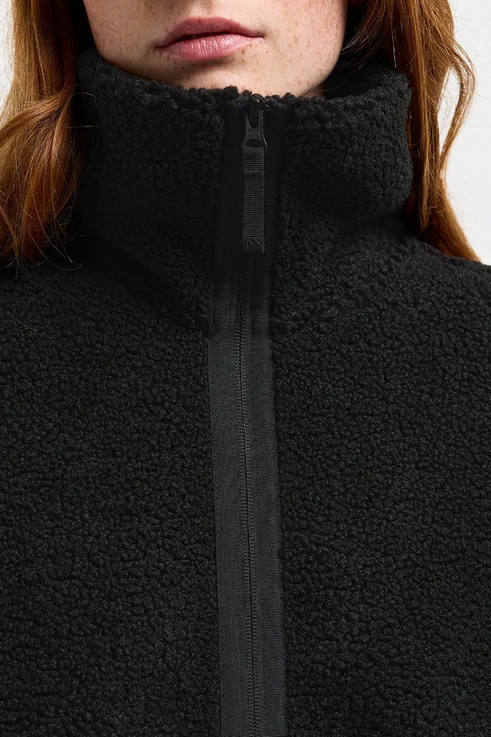 Bluza rozpinana damska polarowa JILL Didriksons 505829 czarny