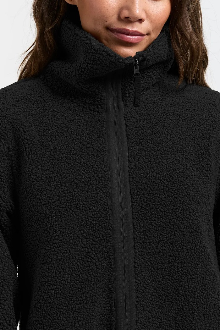 Bluza rozpinana damska polarowa UMI Didriksons 506183 czarny