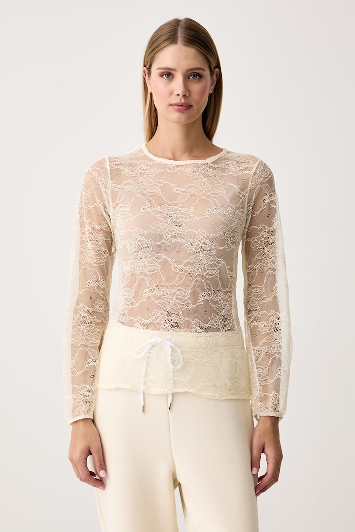 Damskie bawełniane Haveone beżowy FNO.R008