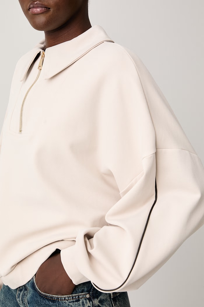Bluza damska z modalem Haveone FMI.R002 beżowy