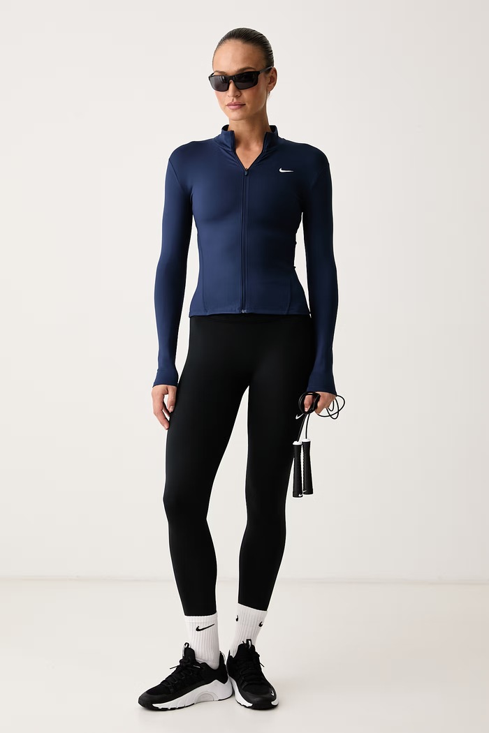 Nike Bluza treningowa damska Nike One Fitted Dri-FIT IM7046.410 granatowy AW26