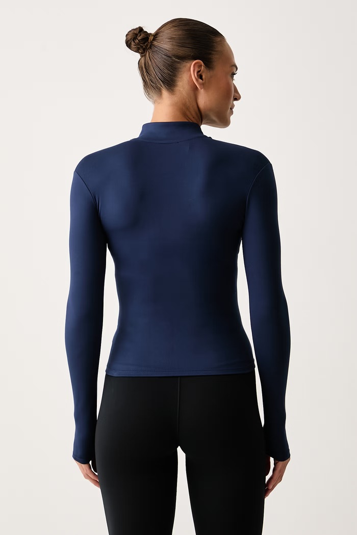 Odzież Nike Bluza treningowa damska Nike One Fitted Dri-FIT IM7046.410 granatowy