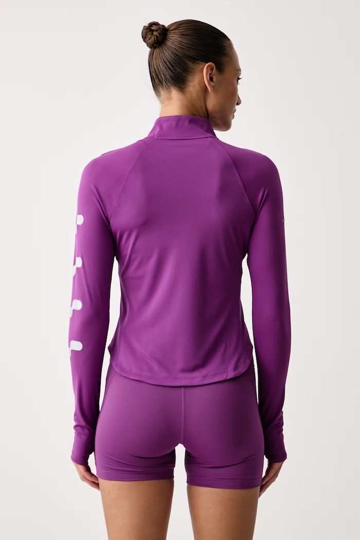 Odzież Nike Longsleeve sportowy damski Nike Tempo Flash Dri-FIT IM8019.505 fioletowy