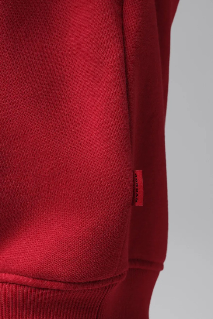 Bluza damska z bawełną Brooklyn Jordan czerwony IM7288.687
