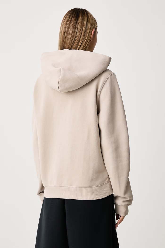 Odzież Nike Sportswear Bluza z kapturem damska z bawełną Studio Fleece IM8100.236 beżowy