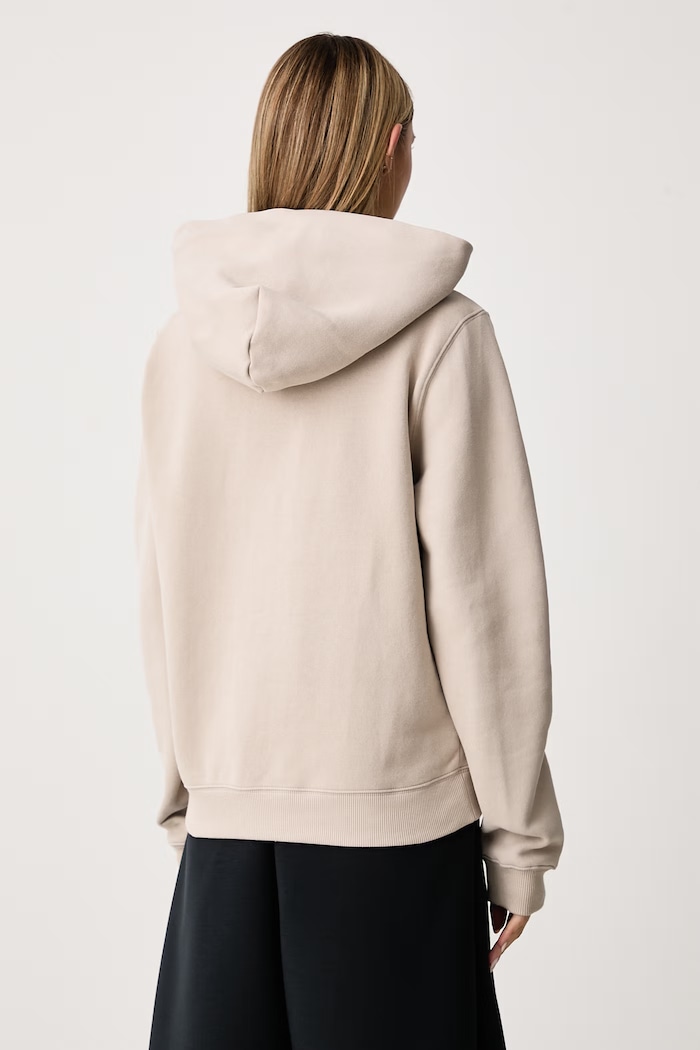 Odzież Nike Sportswear Bluza z kapturem damska z bawełną Studio Fleece IM8100.236 beżowy