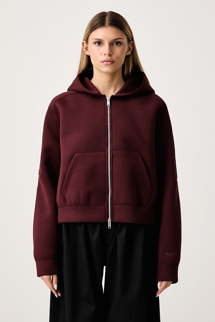Nike Sportswear Hanorac cu glugă pentru femei burgundia IM8479.658