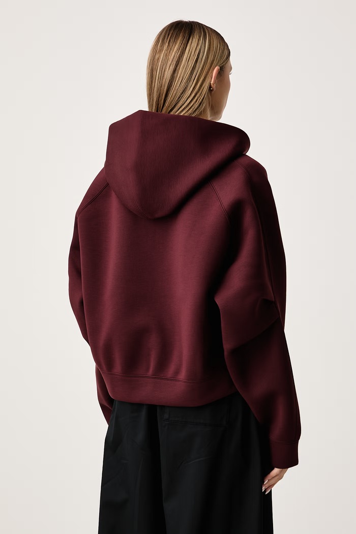 Odzież Nike Sportswear Bluza z kapturem damska IM8479.658 bordowy
