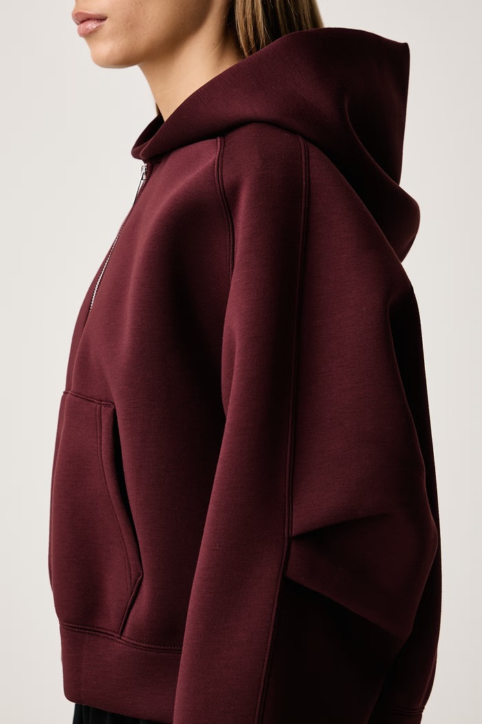 Bluza z kapturem damska Nike Sportswear IM8479.658 bordowy