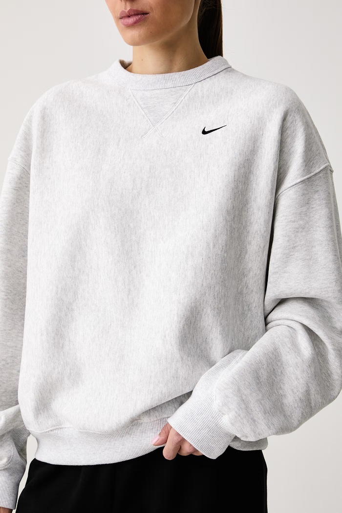 Melegítőfelső női pamuttal Studio Fleece Nike Sportswear IO2103.051 szürke