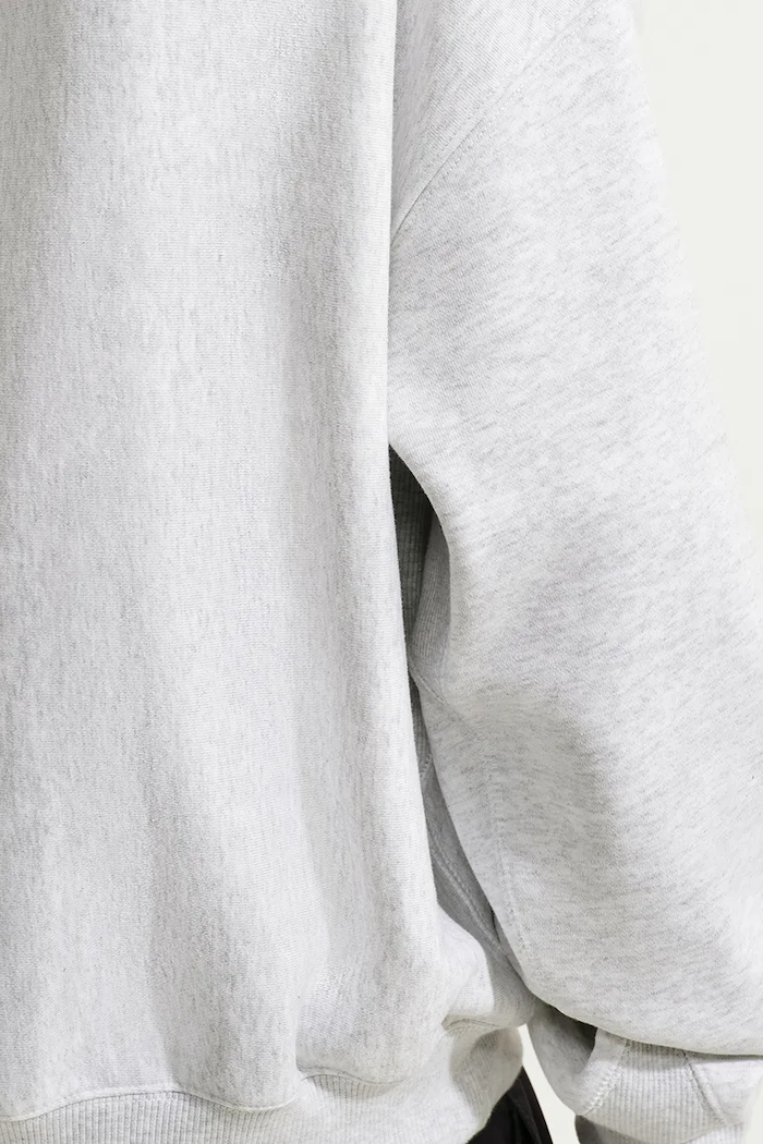 Bluza damska z bawełną Studio Fleece Nike Sportswear szary IO2103.051