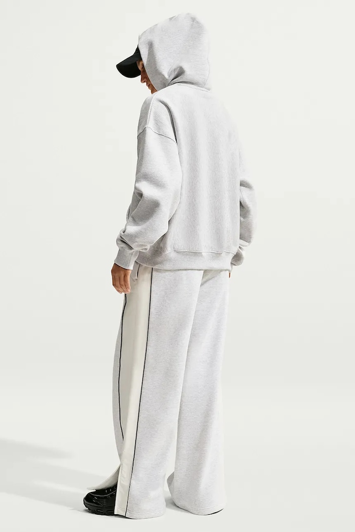 Nike Sportswear Bluza z kapturem dziecięca z bawełną Studio Fleece IO2105.051 szary AW26