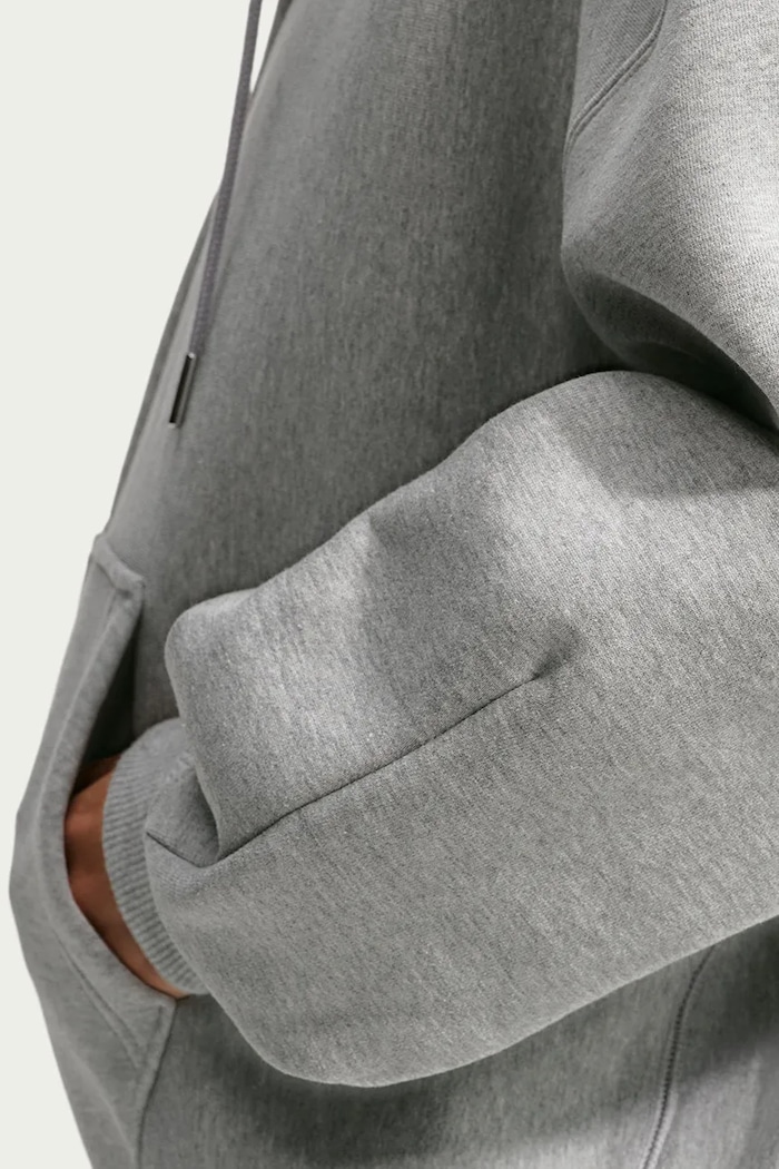Bluza rozpinana z kapturem damska z bawełną Studio Fleece Nike Sportswear szary IQ6798.063