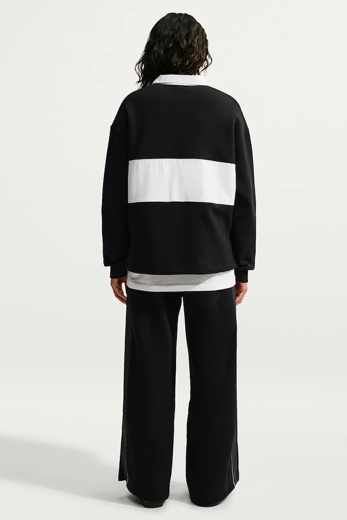 Nike Sportswear Longsleeve damski z bawełną Studio Fleece IU1135.001 czarny AW26