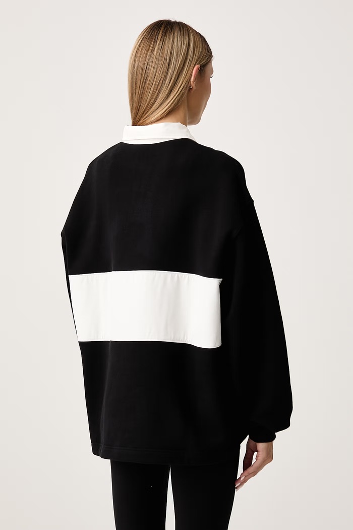 Дрехи Nike Sportswear Блуза с дълги ръкави дамска с памук Studio Fleece IU1135.001 черен