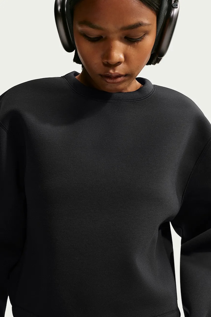 Bluza oversize damska z modalem Nike Sportswear IX7059.010 czarny