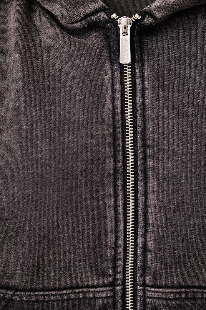 Bluza rozpinana z kapturem damska z bawełną Dickies szary DK0A89DIBLK1