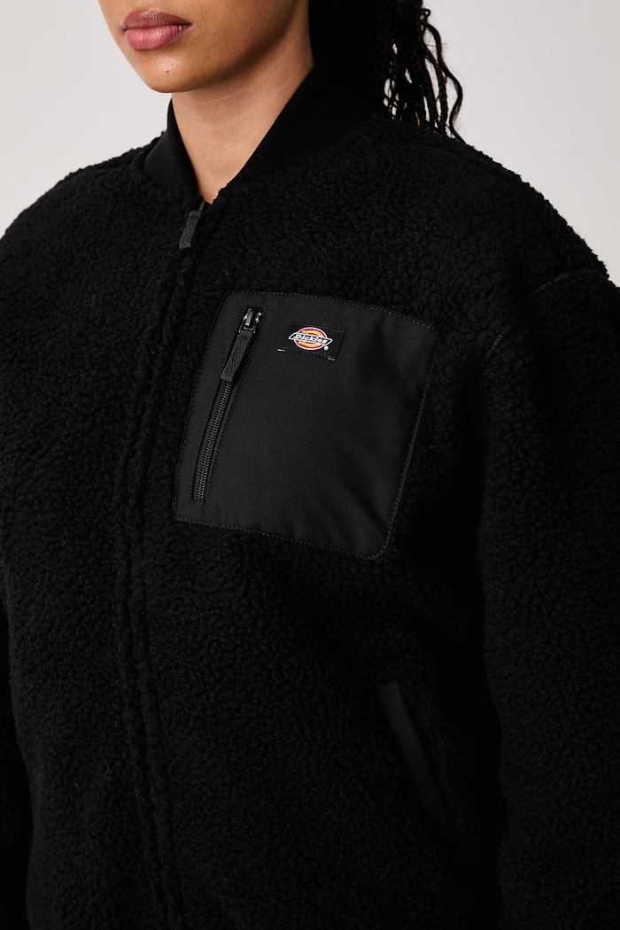 Bluza rozpinana damska polarowa Dickies DK0A88BNBLK1 czarny