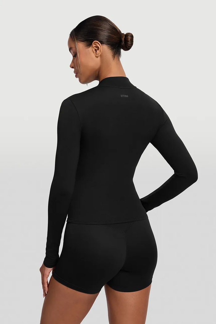BetterMe Bluza sportowa damska Sleek Zip-Up JCK00002 czarny AW26