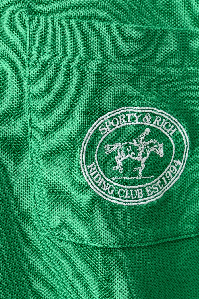 Sporty & Rich Longsleeve damski bawełniany Riding Club TO08683244GR19